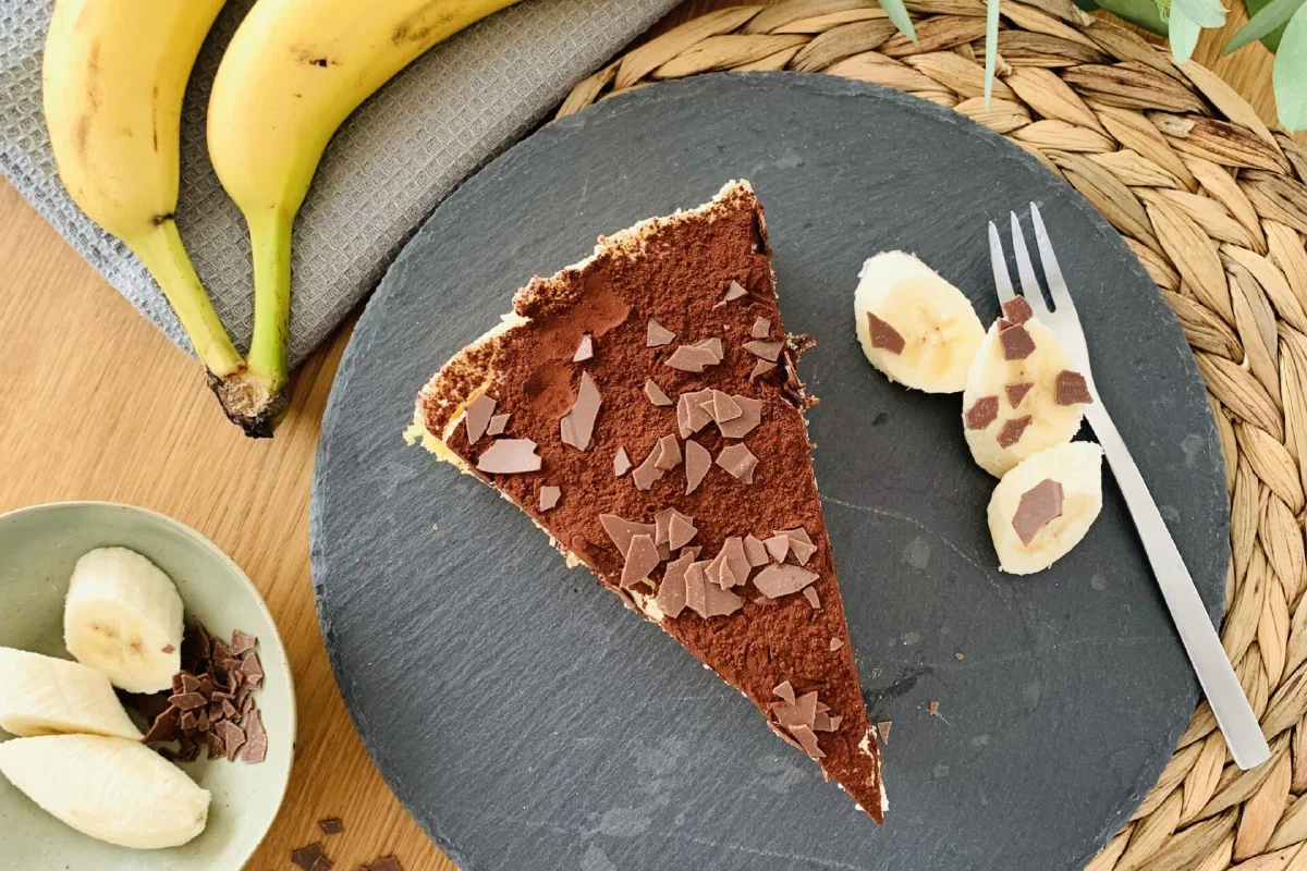 Bananentorte ohne Zucker