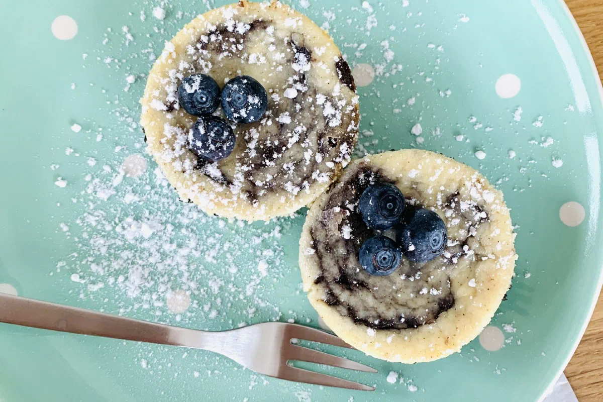 Chocolate Cheesecake Muffins