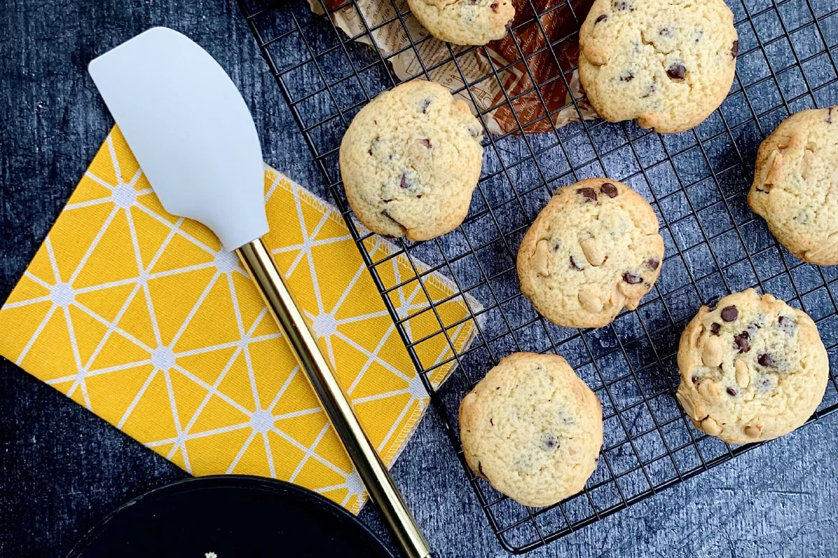 Erdnuss-Schoko-Cookies ohne Zucker