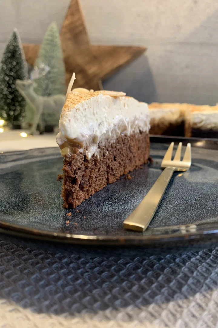 Festliche Birnentorte ohne Zucker