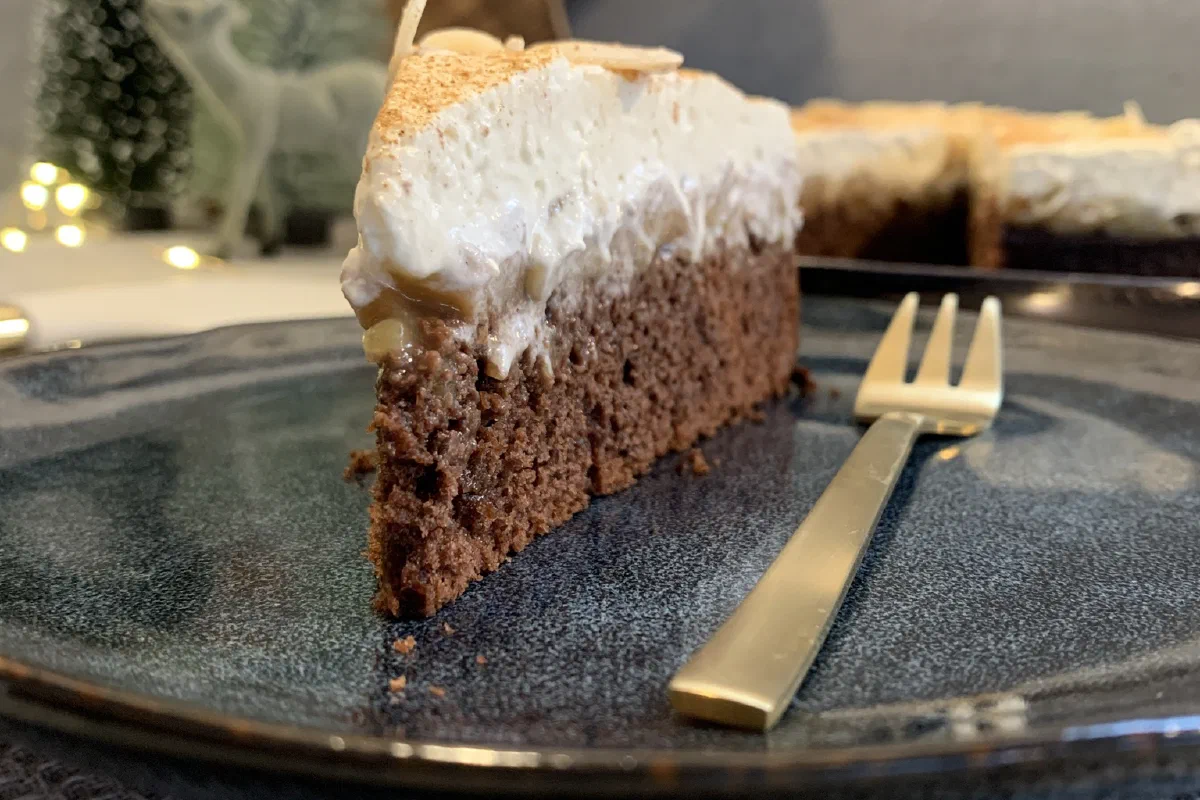 Festliche Birnentorte ohne Zucker