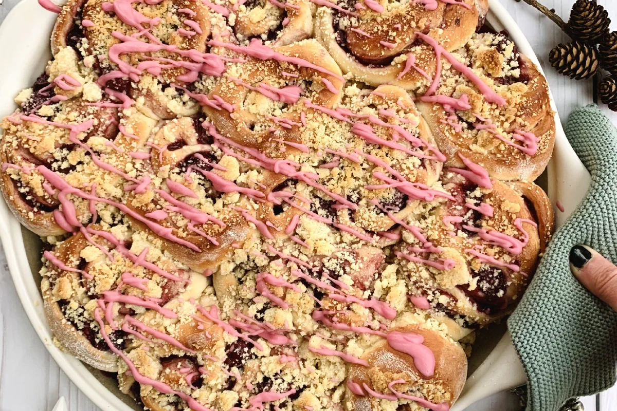 Gewürzkirschschnecken ohne Zucker