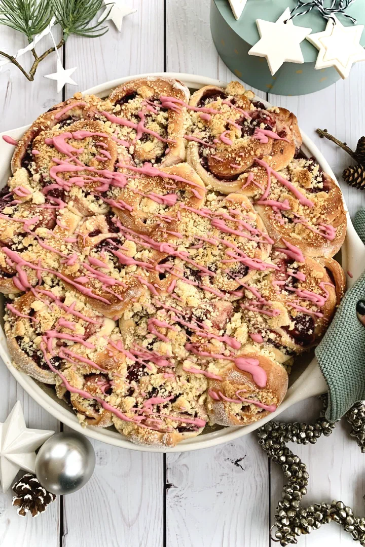 Gewürzkirschschnecken ohne Zucker