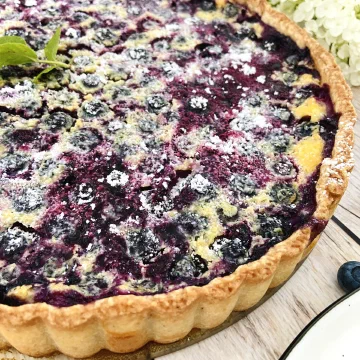 Heidelbeertarte ohne Zucker – Rezept öffnen