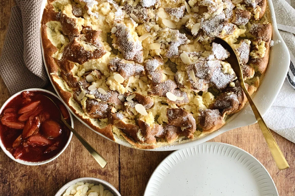 Kaiserschmarrn mit Zwetschgenröster ohne Zucker