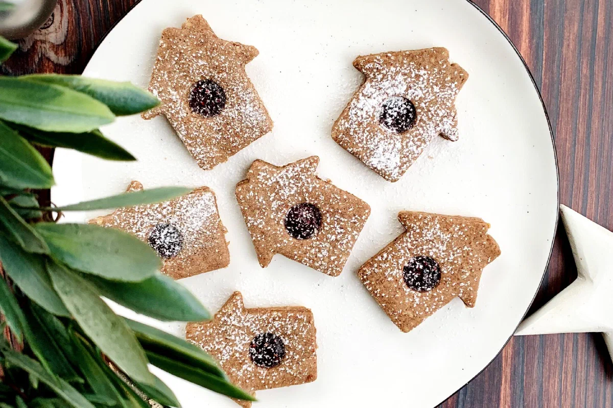 Linzer Häuschen ohne Zucker
