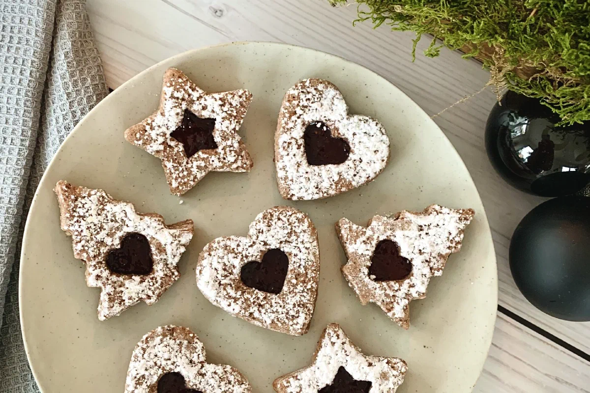 Linzer Plätzchen ohne Zucker
