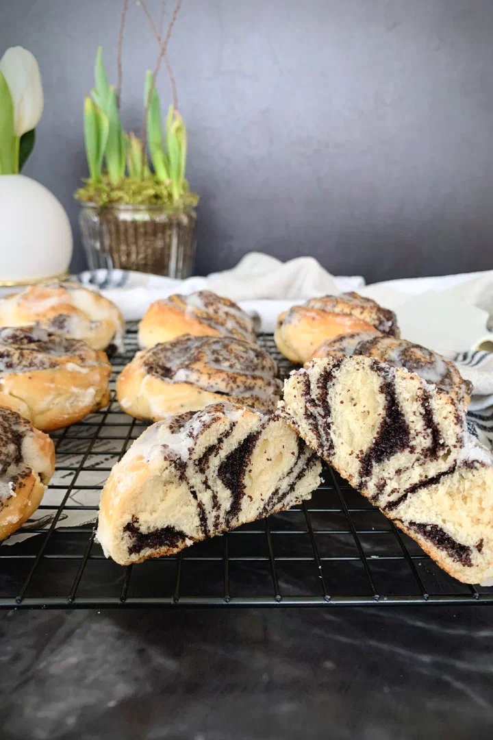 Mohnschnecken ohne Zucker