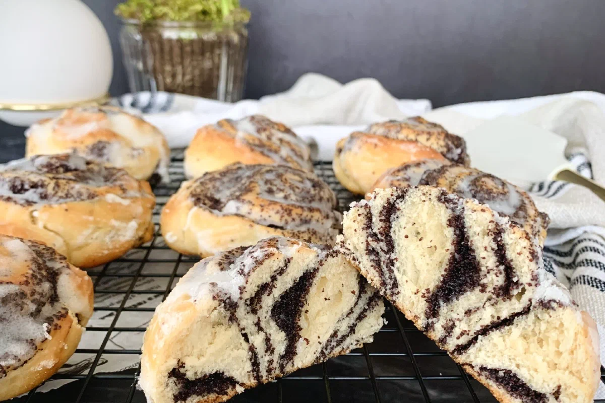 Mohnschnecken ohne Zucker