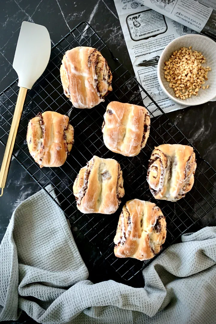 Nussschnecken ohne Zucker