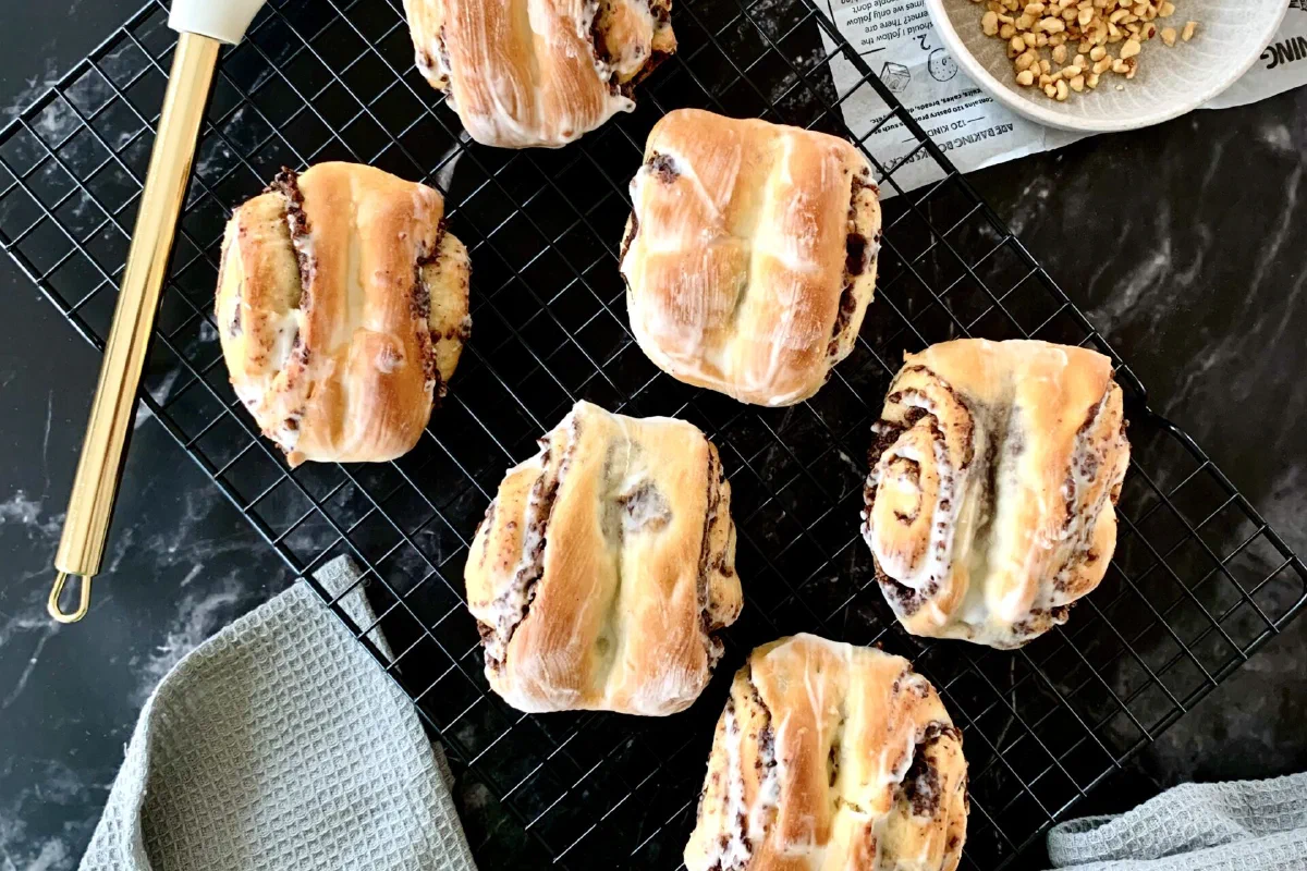 Nussschnecken ohne Zucker