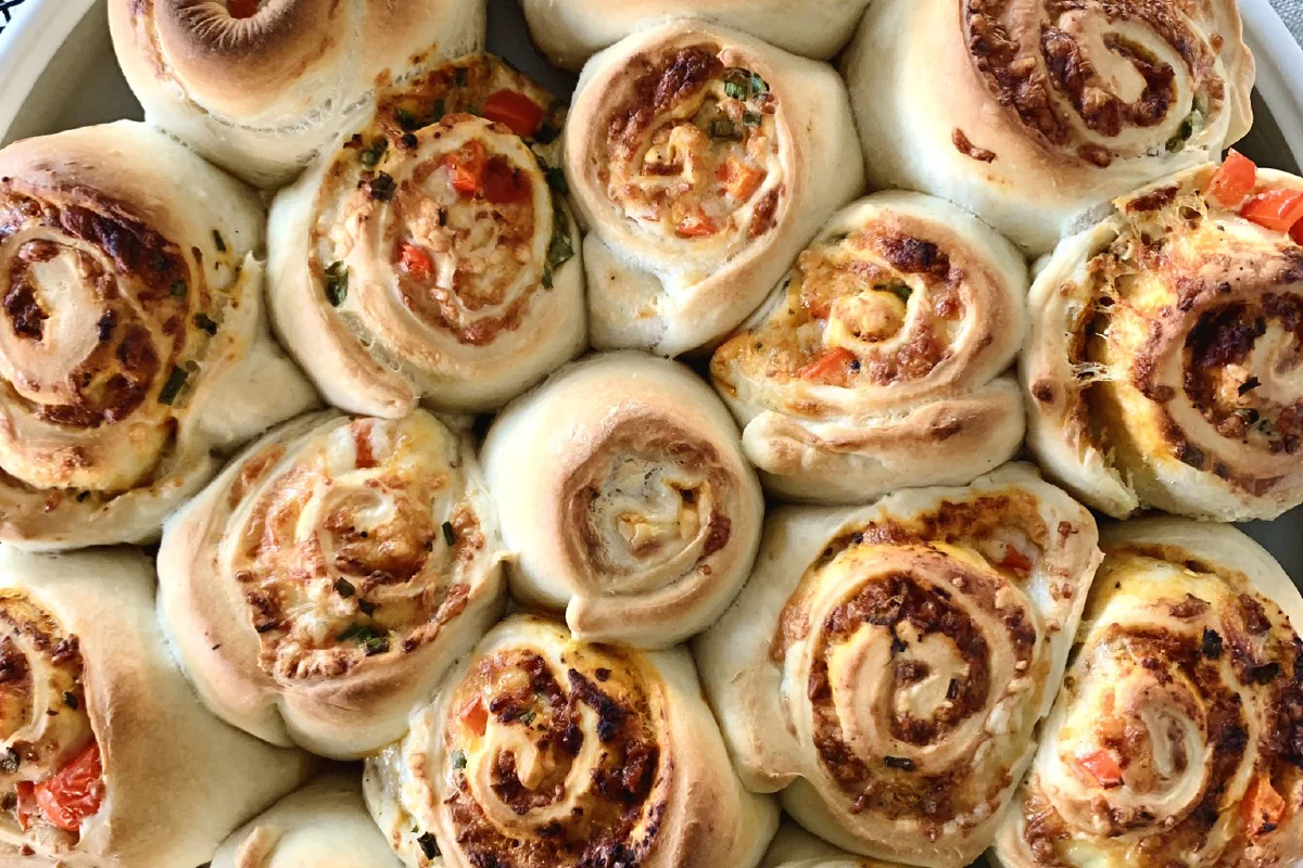 Pesto-Schnecken (vegetarisch)