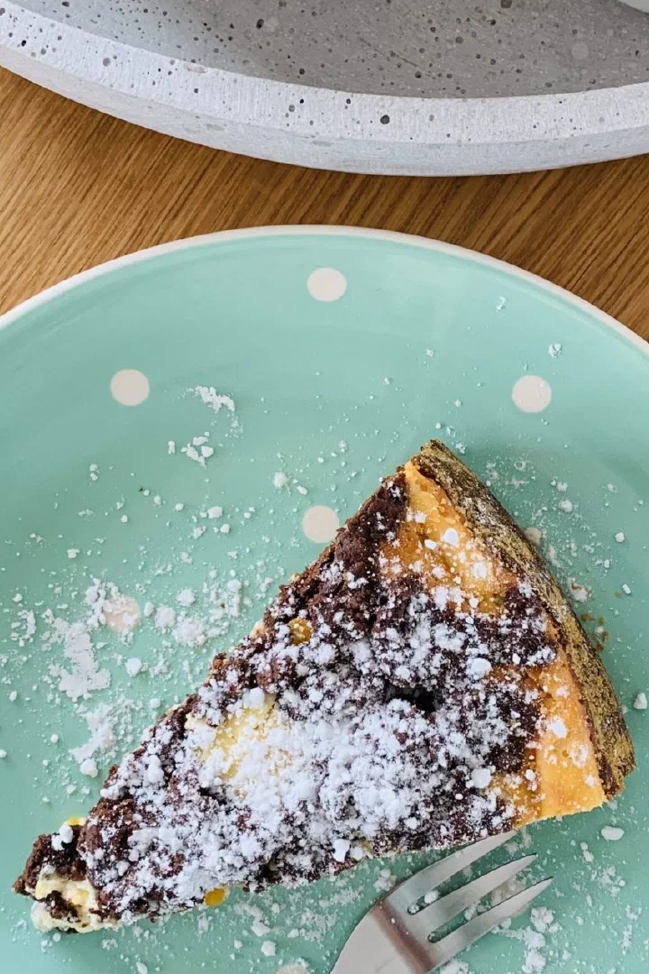 Russischer Zupfkuchen mit Mango