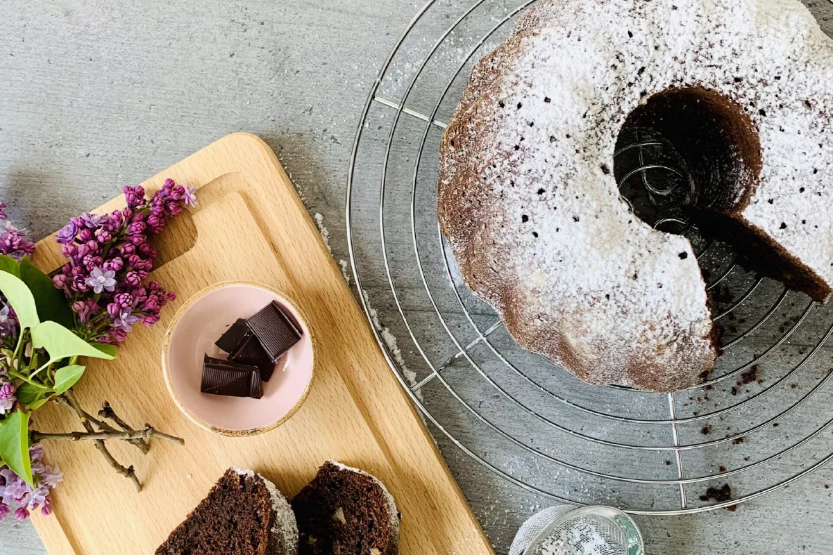Schoko-Bananenkuchen ohne Zucker