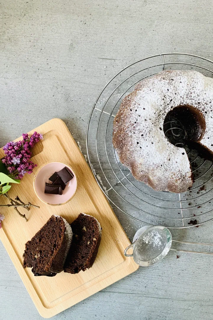 Schoko-Bananenkuchen ohne Zucker