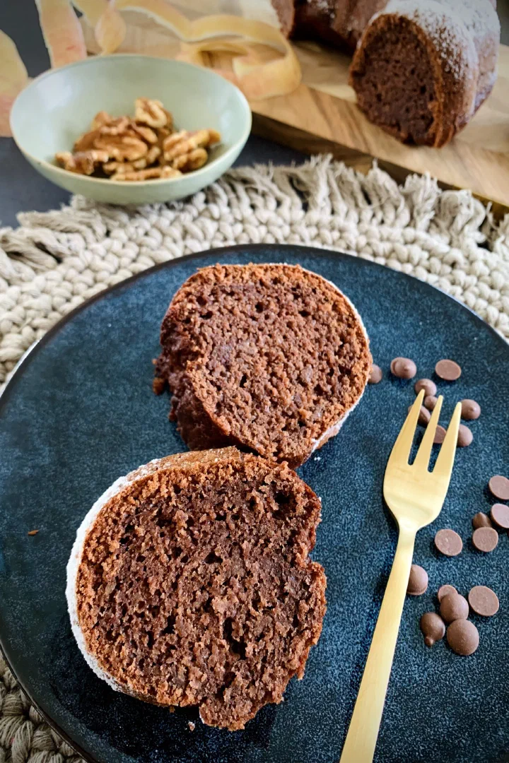 Schokoapfelkuchen ohne Zucker