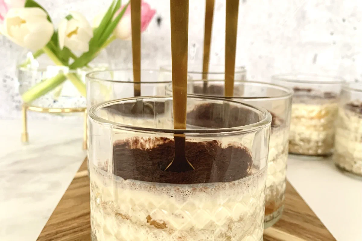 Tiramisu im Glas ohne Zucker