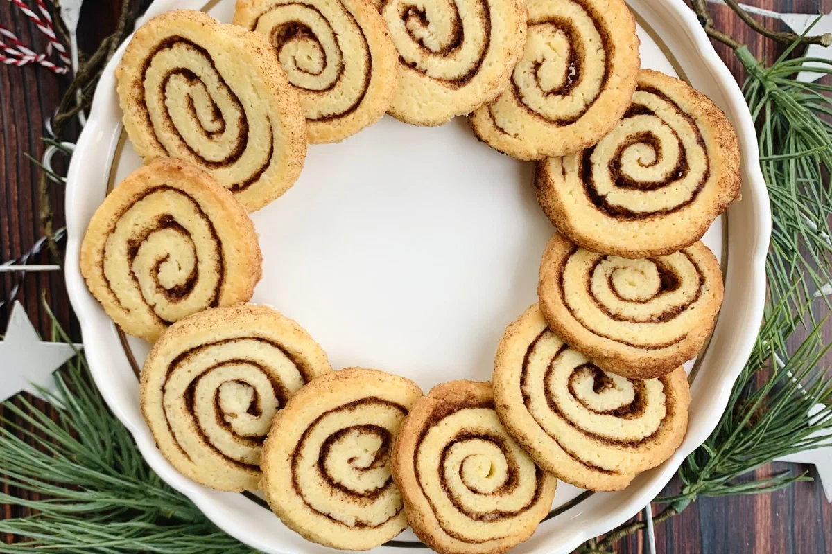 Zimtschnecken-Plätzchen ohne Zucker