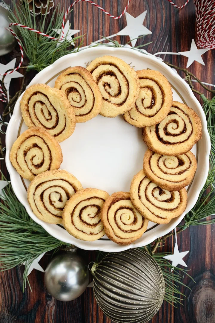 Zimtschnecken-Plätzchen ohne Zucker