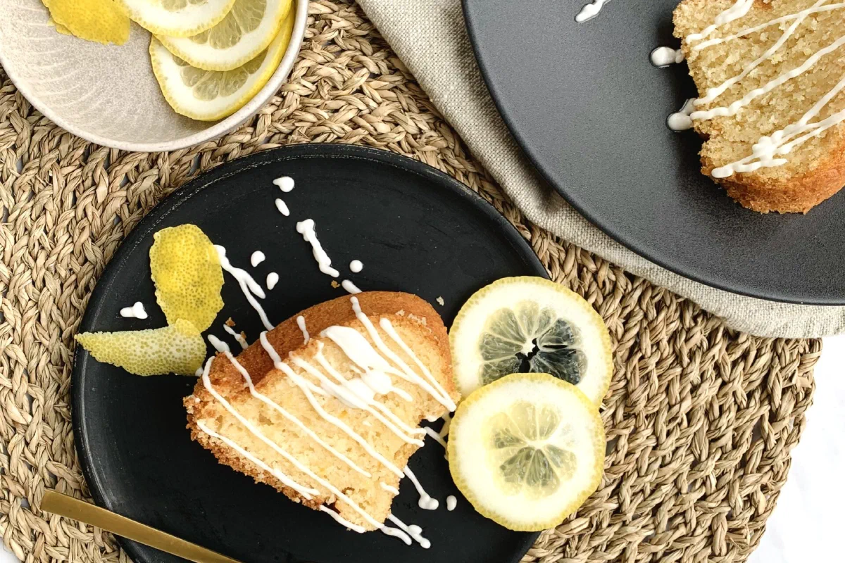 Zitronenkuchen ohne Zucker